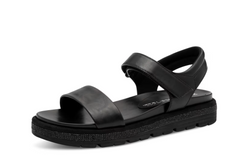 Marco Tozzi sandal med hælluk sort by Marco Tozzi