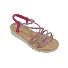 Sandaler med blød bund criss cross -