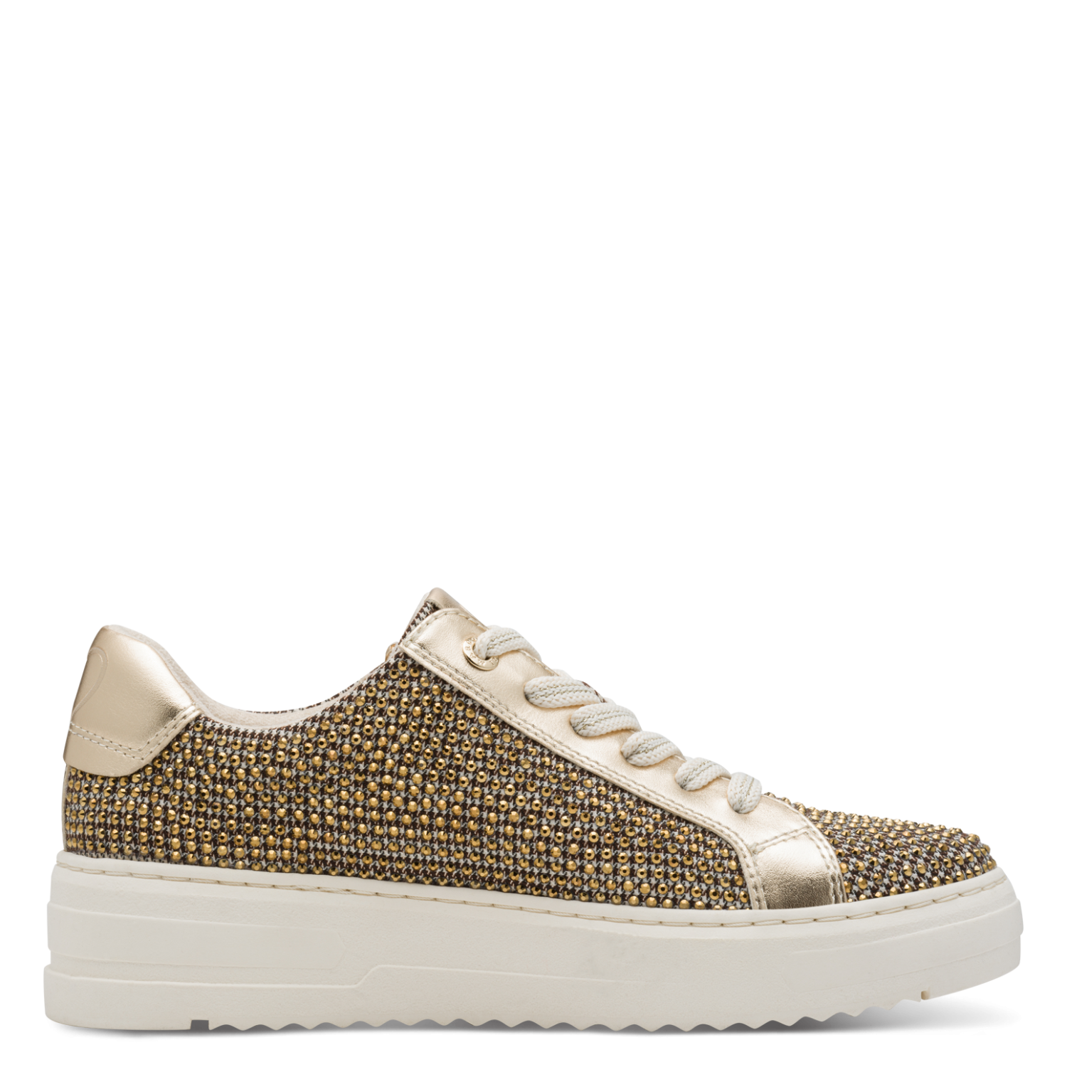 Marco Tozzi Sneakers med bling gold comb