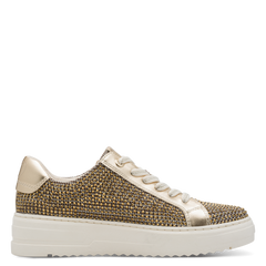 Marco Tozzi Sneakers med bling gold comb
