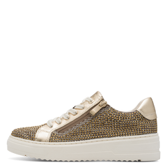 Marco Tozzi Sneakers med bling gold comb