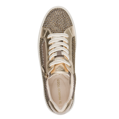 Marco Tozzi Sneakers med bling gold comb