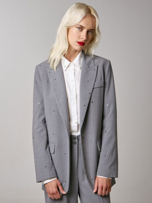 Access Fashion Blazer with rhinestones and vent