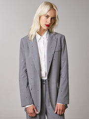 Access Fashion Blazer with rhinestones and vent
