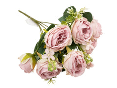 Buket roser x7 kunstige blomster 30 cm