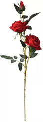 Kunstig blomsterrose 17x13x94 cm