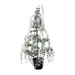 Decorative tree w/snow in pot PE 40x40x90