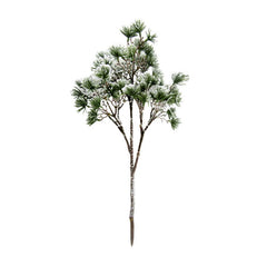 Decorative branch w/snow PE 50cm