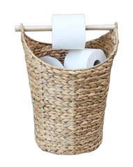 Kurv m. toiletpapirholder
