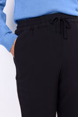 Soyaconcept Jutta bukser med bindebånd sort