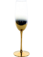 Champagne glas, gradient, guld Ø5x26cm, 250ml