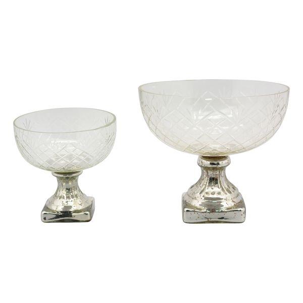 Bowl Iride, Glass, 23.5x23.5x21 cm