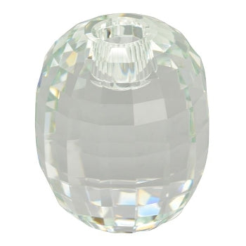 Lysestage m. krystalskæringer 11 cm