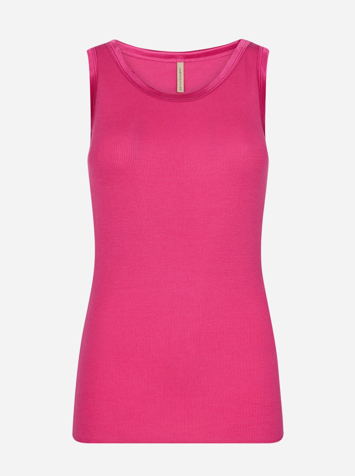 Soyaconcept Ryan top med satin kant Pink