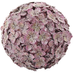 Flower ball in polyresin 18x18x17 cm