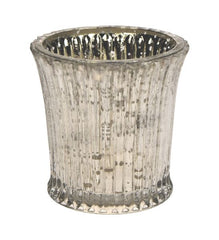 Tealight Glass Cup 7 cm Antique Silver