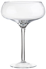 Glass Planter champagne bowl 1