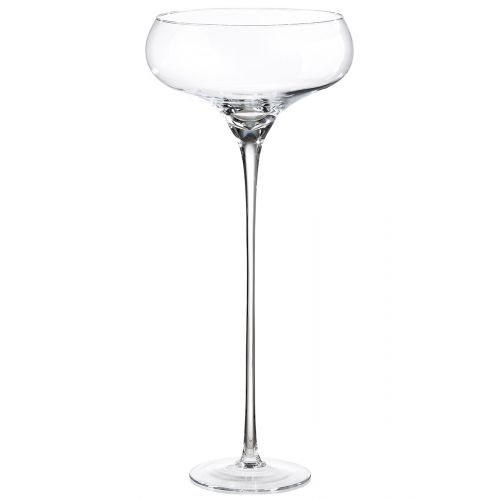 Glass Planter champagne bowl 3