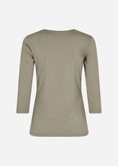 Soyaconcept Pylle Basis Bluse Khaki