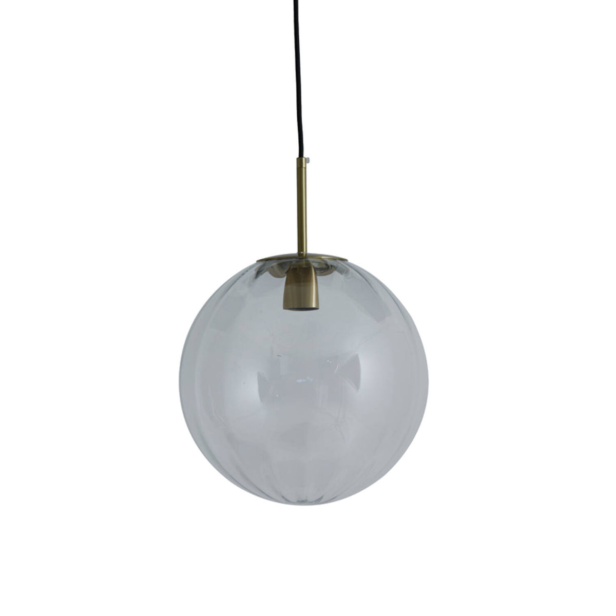 Hanging lamp 030 cm MAGDALA glass clear+gold