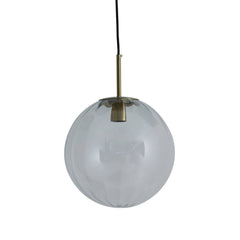 Hanging lamp 040 cm MAGDALA glass clear+gold