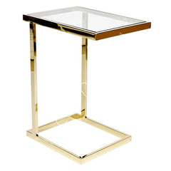 Sidebord i rustfrit stål Guld 48x35x63cm