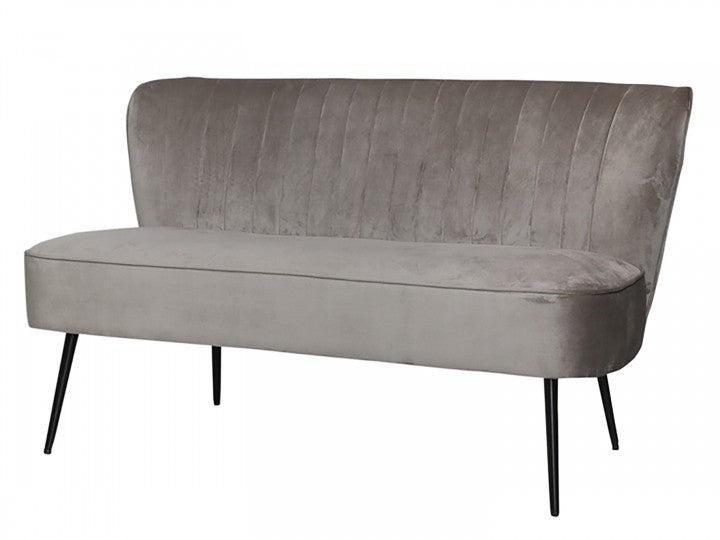 Marat Sofa velour, H79/L127/B65 cm latte