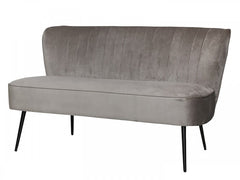 Marat Sofa velour, H79/L127/B65 cm latte