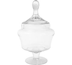Glas krukke 24x24x36cm