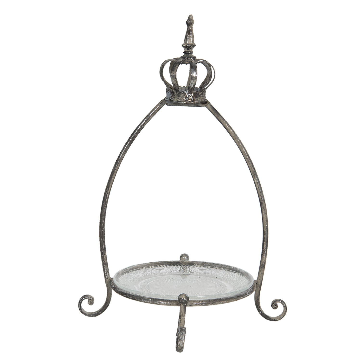 Serveringsfad med krone og fødder by C&E