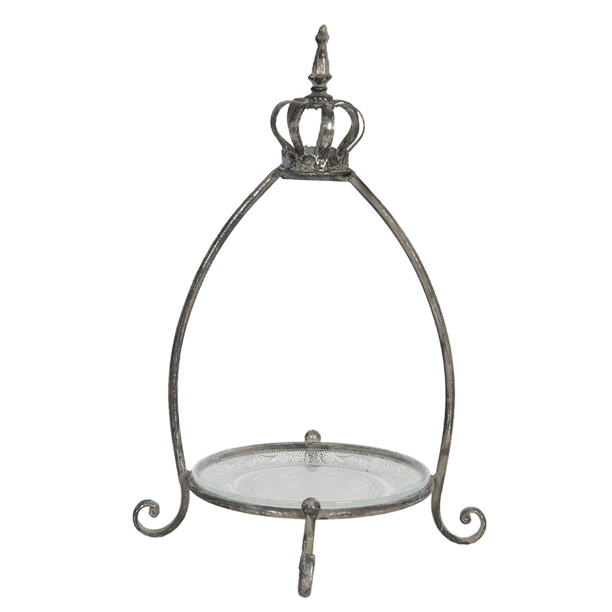 Serveringsfad med krone og fødder by C&E