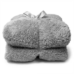 Teddy Throw 150 x 200 cm Grey