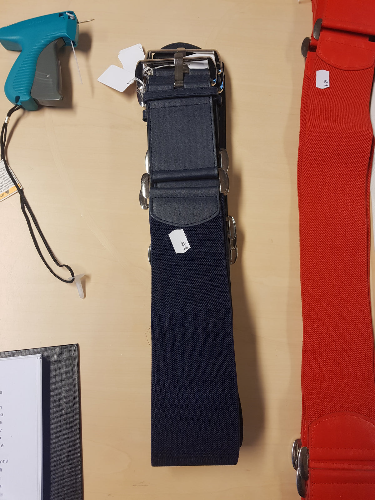 Catharine - Bælte Med Elastik Marineblå by Krone 1