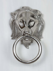 Løve håndklædeholder – Aluminium/Nikkel 21x13x33 cm
