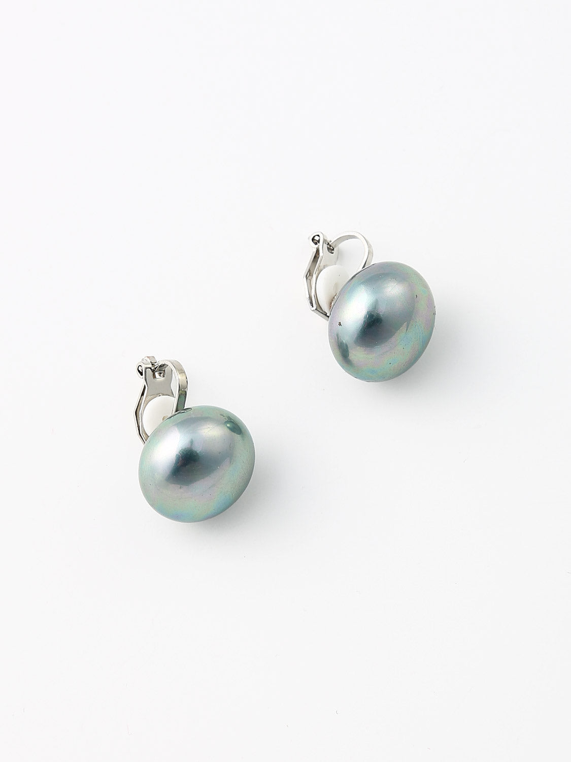 Abbi - Blue Pearl Earrings (Without Ear Pierced)