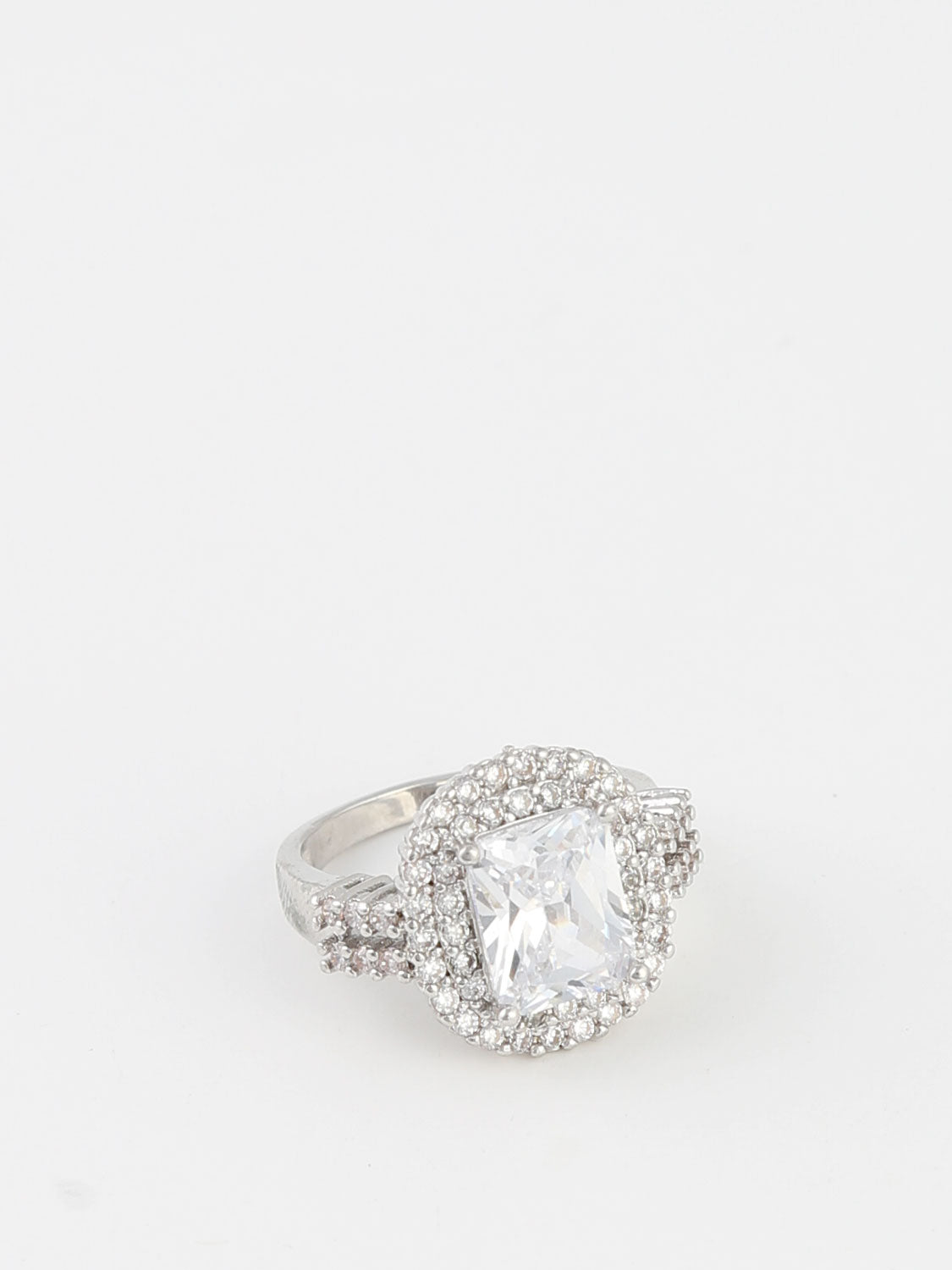 Abarna - Sølv Ring Med Sten by Krone 1