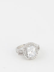 Abarna - Sølv Ring Med Sten by Krone 1