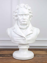 Hvid Beethoven figur 53 cm