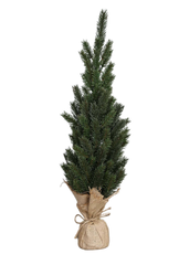 Fyrretræ med jutefod 56 cm