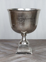 schaal op voet 38 cm alu.