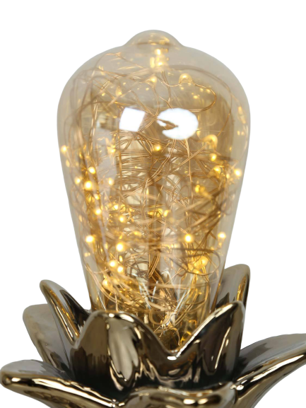 Dekorativ LED pære – Edison ST64, 50 lys, amber