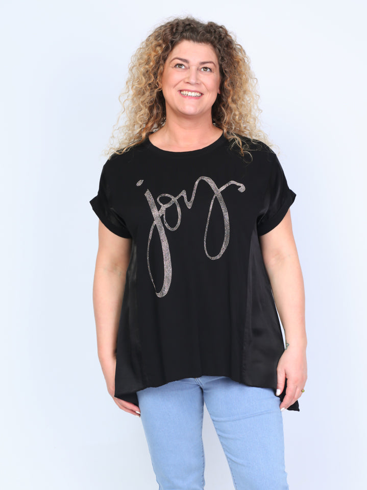 T-shirt with joy bling