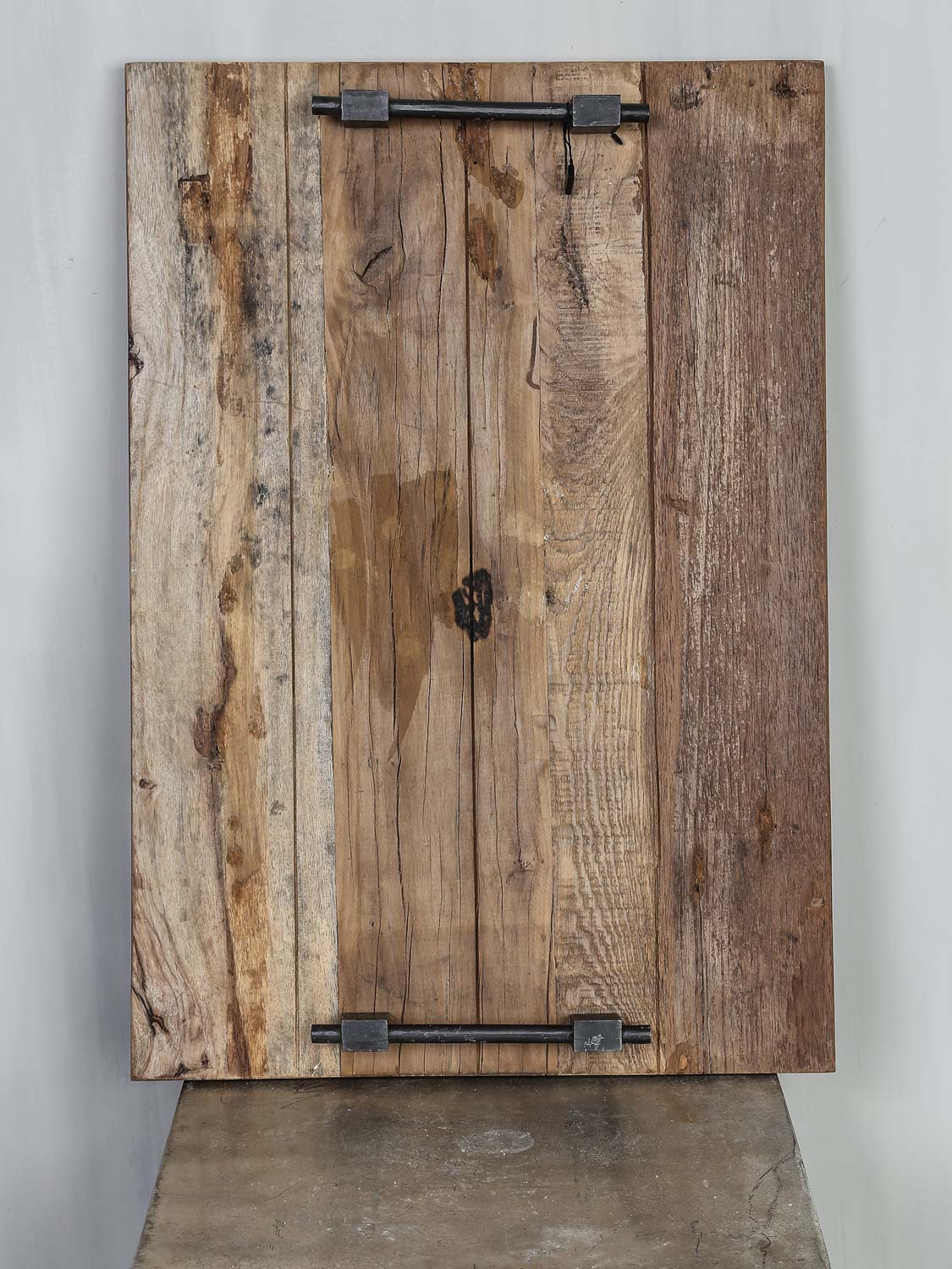 Tray w/handle wood 65x45x7