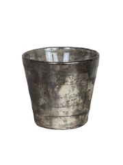 taglio pot conisch oud zilver