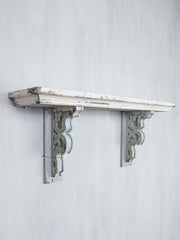 Rustik væghylde 100x23x41 cm