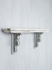 Rustik væghylde 100x23x41 cm