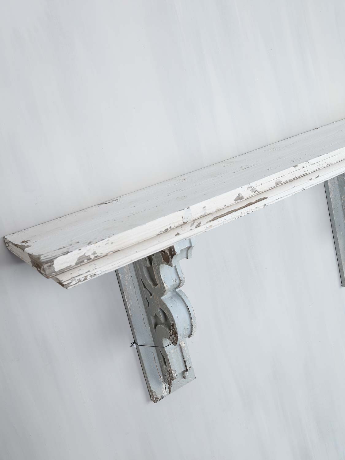 Rustik væghylde 100x23x41 cm