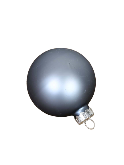 Glass ball stone blue with 60mm