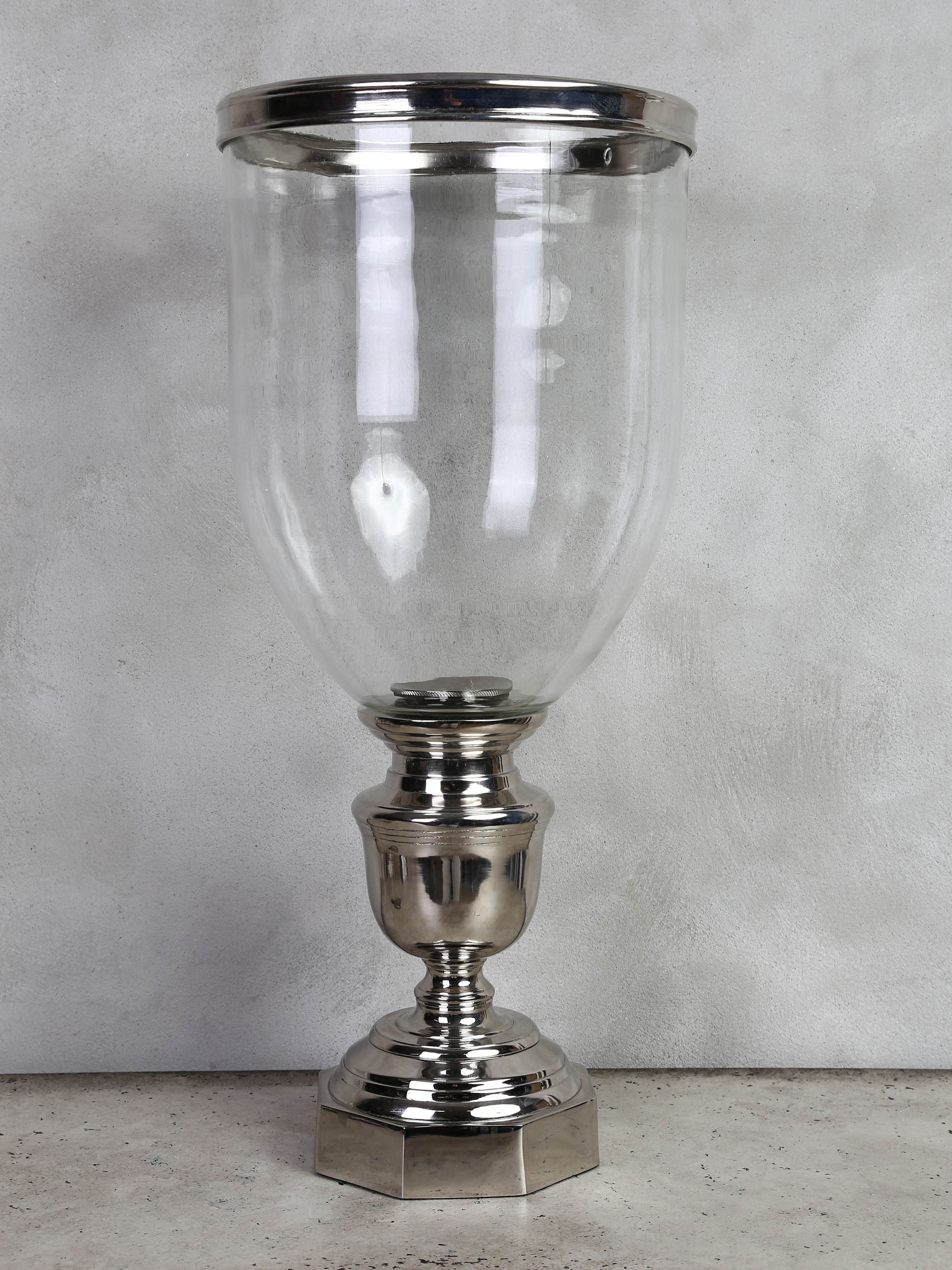 Orkan med glas ALU / NI 27x27x61