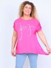 T-shirt m. joy bling